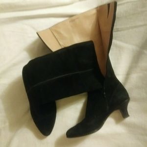Black Suede Boots